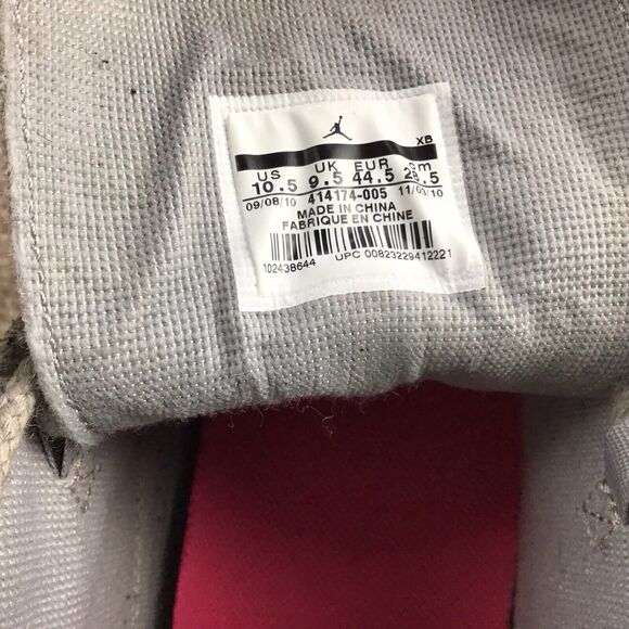 Nike Air Jordan V.2 Grown Men's Gray/Blue Shoes Sneakers 414174-005 Size US 10.5 - Picture 12 of 15